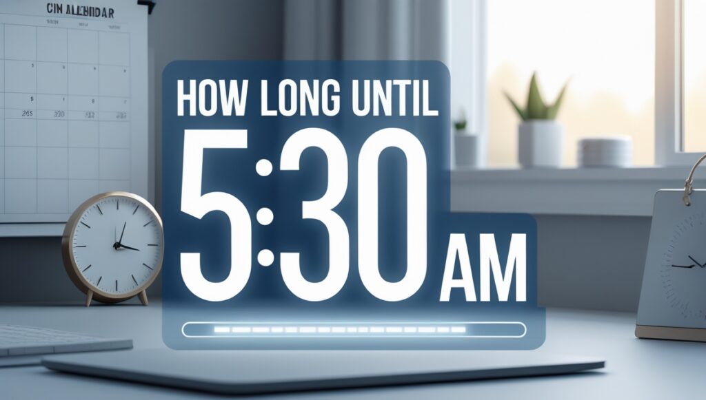 How Long Until 5:30 AM